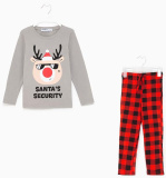Kaftan Пижама хлопковая "Santa's security"