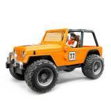 Bruder Внедорожник Cross Country Racer оранжевый с гонщиком