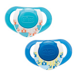 Chicco пустышка physio compact "морская", 12+ м / цвет синий, голубой