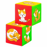 Мякиши Игрушка кубики "Мама и Малыш"