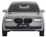 Автопанорама Инерционная металлическая машинка BMW 760 LI / цвет серый