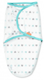 Summer Infant Конверт на липучке SwaddleMe / цвет слоники/голубой/серый