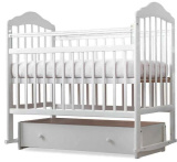 Incanto Кроватка Pali с маятником / цвет серый