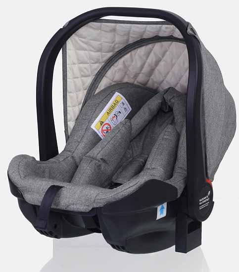 MowBaby Коляска 2 в 1 Zoom PU / цвет Gold Beige (бежево-серый, рама золото)