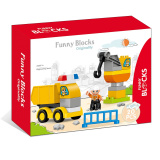 KIDS HOME TOYS Конструктор "Спецслужбы со зданием" (20 деталей, в ассортименте)