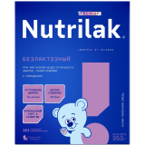 Nutrilak Смесь специализированная сухая Premium Безлактозный, с рождения, 350 г