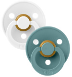 Bibs Набор пустышек Colour, 6-18 месяцев: Island Sea/White