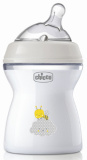 Chicco Бутылочка Natural Feeling с наклоном и флексорами, с 2 месяцев, 250 мл