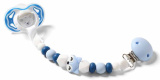 BabyOno Держатель для пустышки Natural Nursing / цвет голубой