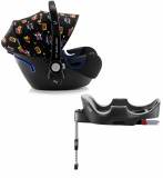 Britax Roemer Детское автокресло Baby-Safe2 i-Size + база Flex / группа 0/I / цвет черный с картинками / Comic Fun