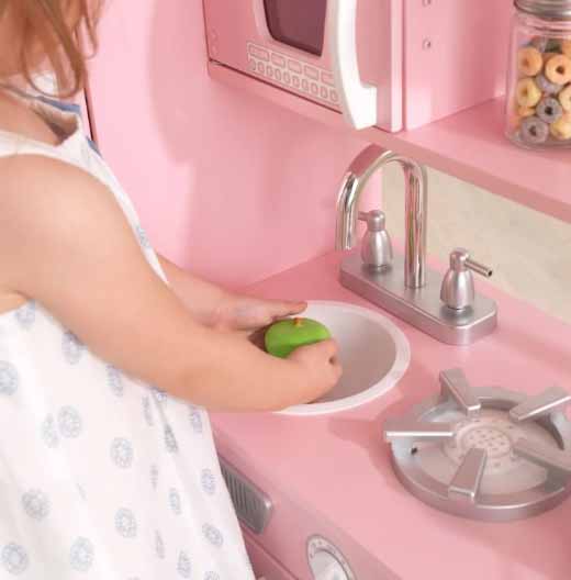 KidKraft Кухня игровая Винтаж / цвет розовый с белым