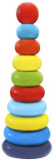Alatoys Развивающая игрушка пирамидка "Колечки", 10 элементов