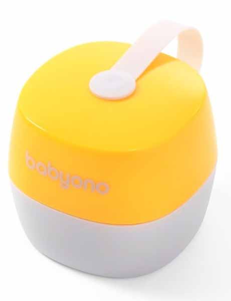 BabyOno Футляр для пустышек Natural Nursing / цвет желтый