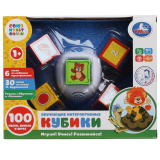 Обучающие интерактивные кубики Дружинина 100 песен,фраз,звуков. Умка 322117   