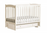 Кроватка для новорожденного Лель Кубаночка-3 БИ 39 маятник / ваниль