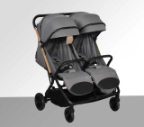Прогул.коляска для двойни Ining Baby T9  (Grey)