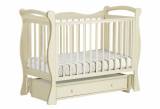 Лель Детская кроватка "Кубаночка-10" / универсальный маятник / цвет слоновая кость / БИ 86