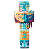 Lilliputiens  Набор из 6 мягких кубиков Тотемы