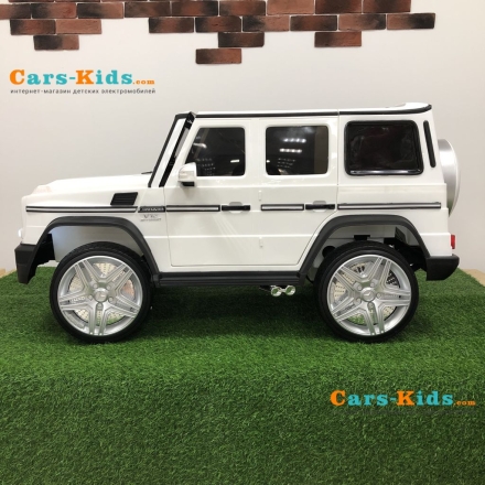 Детский электромобиль Мercedes-Benz AMG G65 4WD БЕЛЫЙ.