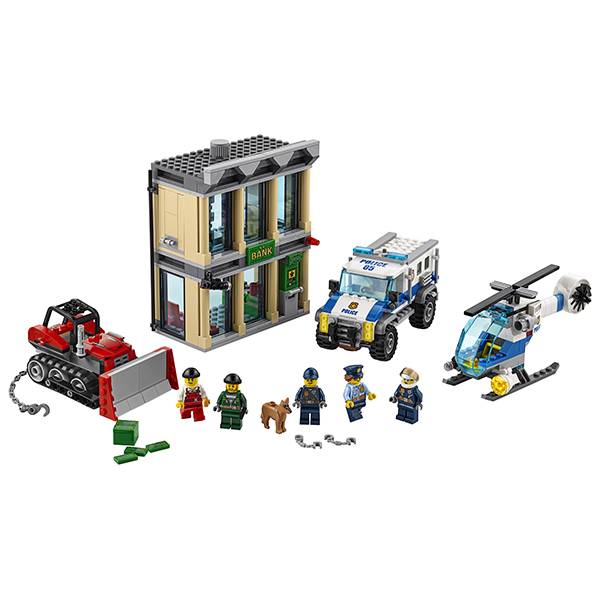 Lego Конструктор  Город  Ограбление на бульдозере