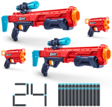Игровой набор ZURU X-Shot EXCEL Комбо (бластеры 2х Хоукай + 2х Микро v2.0, 24 снаряда)