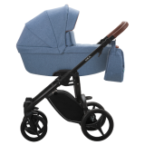 Bebetto Детская коляска 2 в 1 Luca / цвет синий 13, рама черная