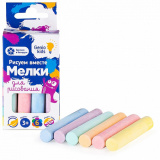 Genio Мел для рисования на асфальте, 8 штук/разноцветный