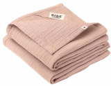 Bibs Муслиновая пеленка Cuddle Cloth, 70х70 см, 2 штуки / цвет Blush (розовый)