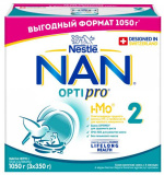 Nan Сухая смесь Optipro 2, с 6 месяцев