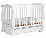Bambini Moretti Кровать маятниковая "Грация" ВМ-02, цвет / белый