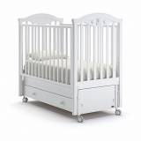 Nuovita Детская кровать Lusso swing продольный  / цвет Bianco/Белый
