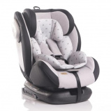Lorelli Автокресло Corsica Isofix, 0-36 кг / Серый / Grey Crowns 2094