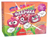 Висма Набор для опытов и экспериментов  "Юный химик. Слайм фабрика Клубника"