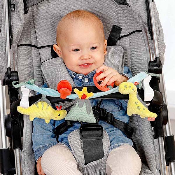 Fehn Погремушка-растяжка на коляску/кроватку Динозавр