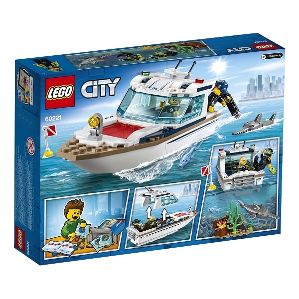 LEGO Конструктор City Great Vehicles "Яхта для дайвинга"