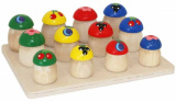 Краснокамская игрушка Набор Грибочки, 12 штук
