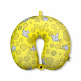 Штучки, к которым тянутся ручки Антистрессовая подушка для шеи турист "Мышка", цвет / желтый