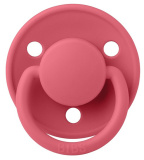 Bibs Пустышка De Lux Silicone 0+ / цвет Coral (коралловый)