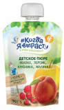 Когда я вырасту Пюре Яблоко, персик, клубника, малина, с 5 месяцев, 90 г