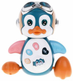 Жирафики Музыкальная игрушка-каталка "Веселый пингвин"