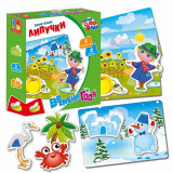 Vladi Toys Развивающая игра - липучки "Времена года"
