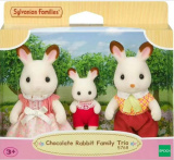 Sylvanian Families Набор "Семья Шоколадных кроликов", 3 фигурки