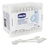 Chicco Палочки ватные с ограничителем, 0+, 90 штук