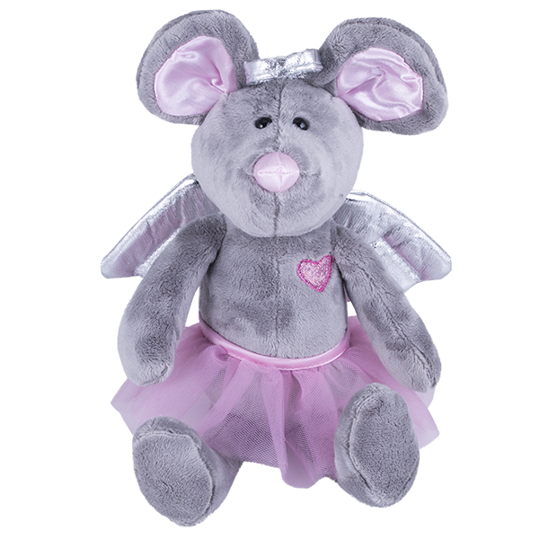 Softoy Игрушка Мышь в юбке и с крылышками, 26 см S882/15