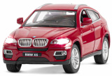 Автопанорама Металлическая лицензионная машинка BMW X6 / цвет бордовый