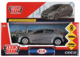 Технопарк Металлическая модель KIA Ceed / цвет серый