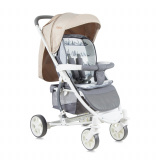 Lorelli Прогулочная коляска S-300 с накидкой на ножки / цвет Серо-бежевый / Grey&Beige Cities 1747