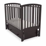 Гандылян Детская кроватка "Дашенька" универсальный маятник / цвет махагон