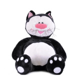 Кот Котя черный сидячий, 71 см