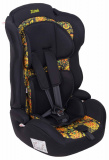 Zlatek Автокресло ZL513 lux фолк (9-36 кг) / цвет черный + принт
